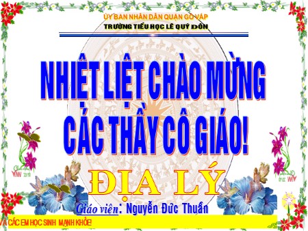 Bài giảng Địa lí Lớp 5 - Bài 11: Lâm nghiệp và thủy sản