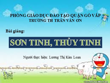 Bài giảng Tập đọc - Sơn tinh, Thủy tinh - tiếng Việt Lớp 2