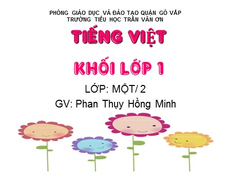 Bài giảng tiếng Việt Lớp 2 - Bài 80: iêc-ươc (tiết 2)