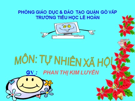 Bài giảng Tự nhiên xã hội Lớp 2 - Bài 10: Ôn tập Con người và sức khỏe