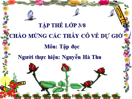 Bài giảng Tập đọc - Cửa Tùng - Tiếng Việt Lớp 3