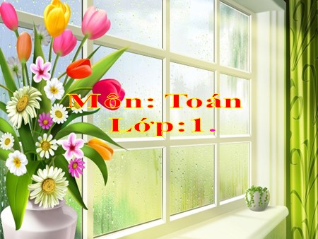 Bài giảng Toán Lớp 1 - Bài: Luyện tập giải toán có lời văn