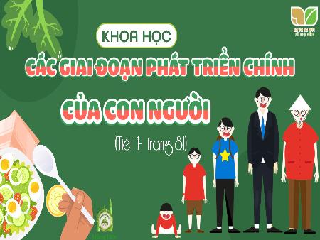 Bài giảng Khoa Học 5 (Kết nối tri thức) - Bài 23: Các giai đoạn phát triển chính của con người (Tiết 1)