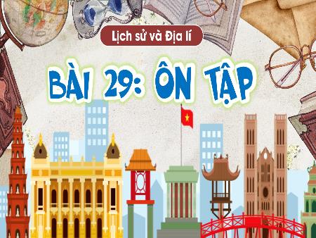 Bài giảng Lịch sử và Địa lí 4 - Tuần 35, Bài 29: Ôn tập