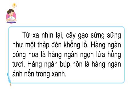 Bài giảng Tiếng Việt 3 - Tuần 21, Viết: Luyện tập biện pháp so sánh (Vũ Thị Mỵ)
