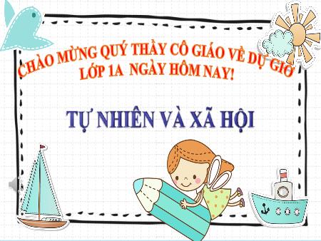 Bài giảng TNXH 1 - Tuần 28, Bài 23: Vận động và nghỉ ngơi (Tiết 1)