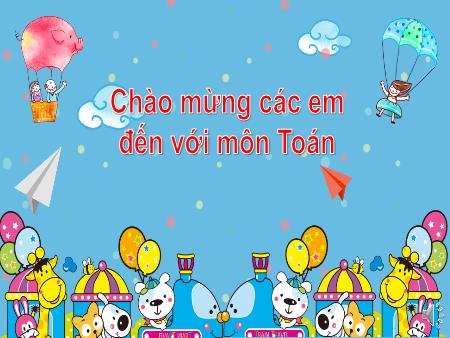 Bài giảng Toán 2 - Bài 60: Luyện tập