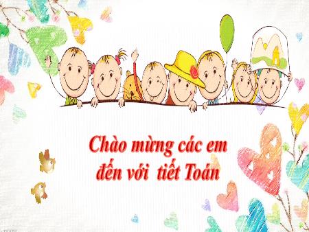 Bài giảng Toán 2 - Tuần 14, Bài 25: Điểm, đoạn thẳng